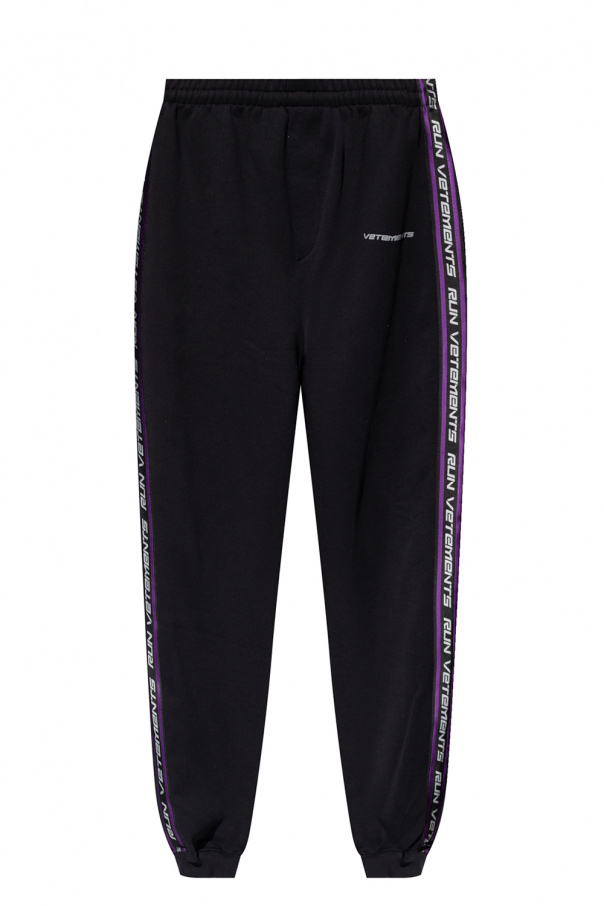 VETEMENTS Side stripe sweatpants